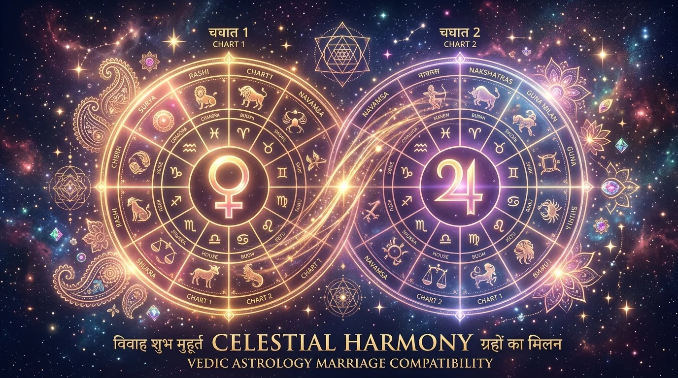 Indian Astrology Marriage Compatibility: A Complete Guide to Kundli Matching, Gun Milan & Relationship Harmony
