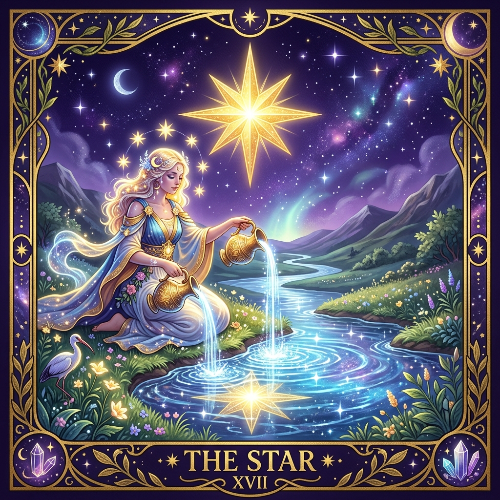 XVII • The Star — daily tarot card